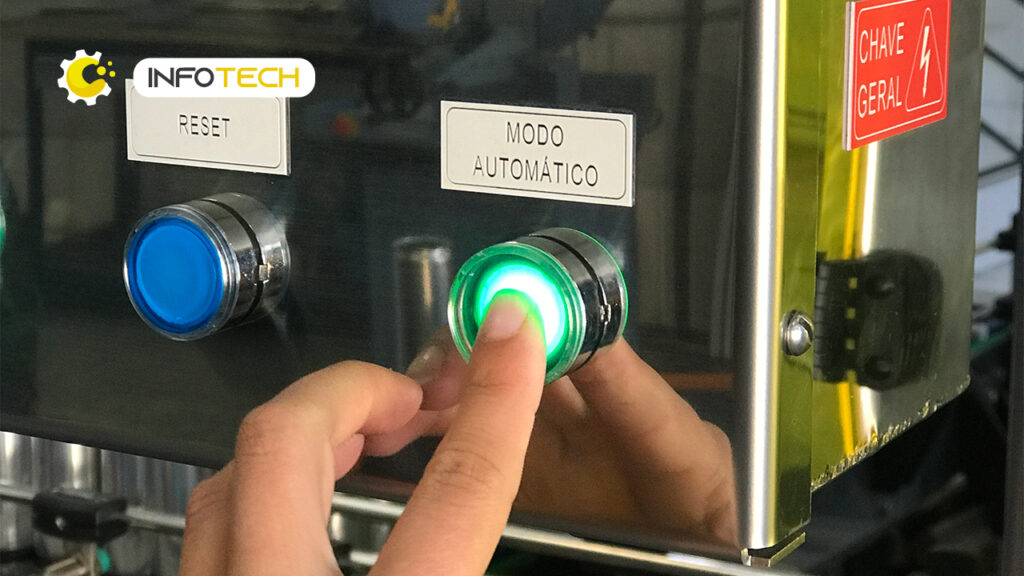 linha de envase automático
